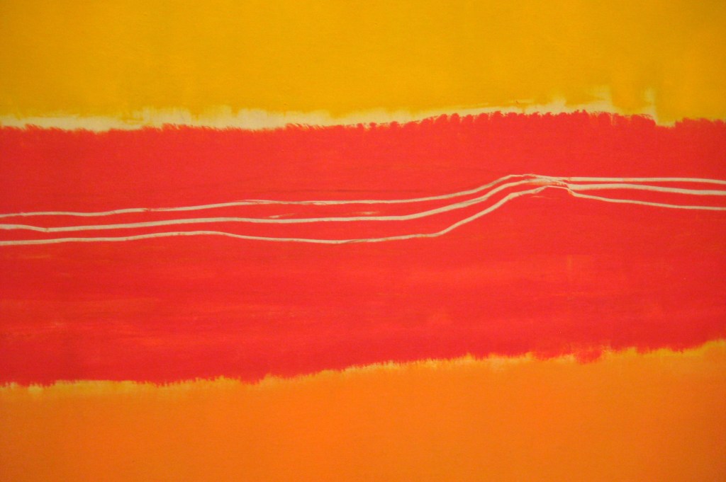 Mark Rothko's No.5/No. 22 , 1950 (dated on verso 1949)
Oil on canvas, 9' 9" x 8' 11 1/8" (297 x 272 cm)
Mark Rothko (American, born Larvia, 1903-1970)