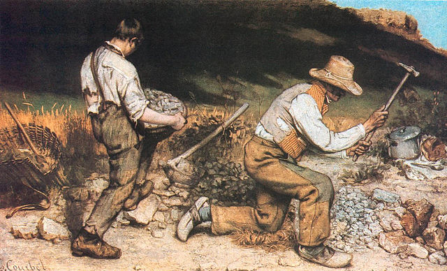 A Painting of Gustave Courbet’s "The Stone Breakers"